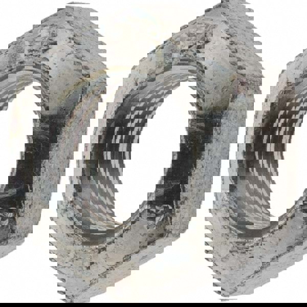 Hex Lock Nut: Distorted Thread, Grade 12 Steel, Cadmium Dichromate Finish