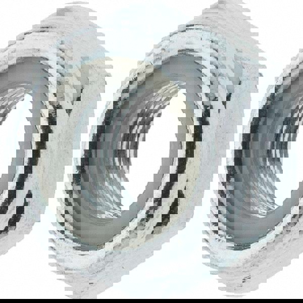 Hex Lock Nut: Distorted Thread, Grade 12 Steel, Cadmium Dichromate Finish