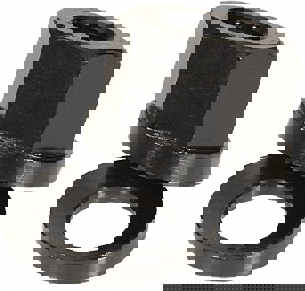 Spherical Flange Nuts; System of Measurement: Inch; Material: Steel; Thread Size (Inch): 5/8-11; Thread Size: 5/8-11 in; Height (Inch): 13/16; Flange Dia (Inch): 1-3/8; Flange Height (Inch): 3/16; Material Grade: 12L14; Standards: TCMAI; Maximum Correctio