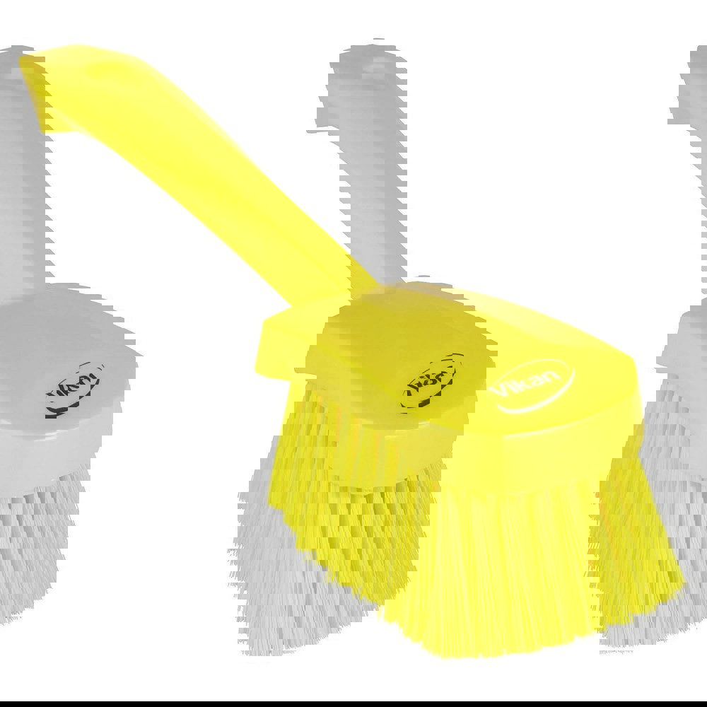 Scrub & Scouring Brushes; Brush Type: Wash Brush ; Bristle Material: Polyester ; Block Material: Polypropylene ; Brush Length: 10.6 in ; Bristle Length (Inch): 1.8000 ; Brush Width (Decimal Inch): 2.8