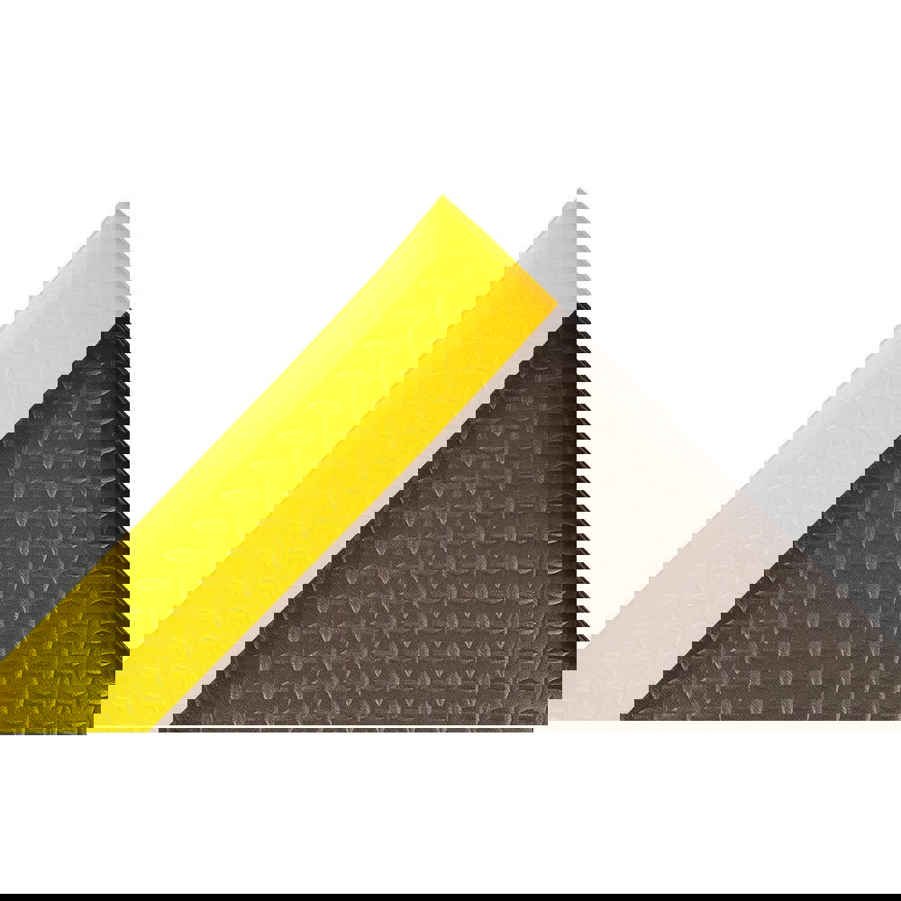 Anti-Fatigue Runner: 60' Long, 3' Wide, 1/2 Thick, Closed Cell Polyvinylchloride, Beveled Edges, Medium-Duty