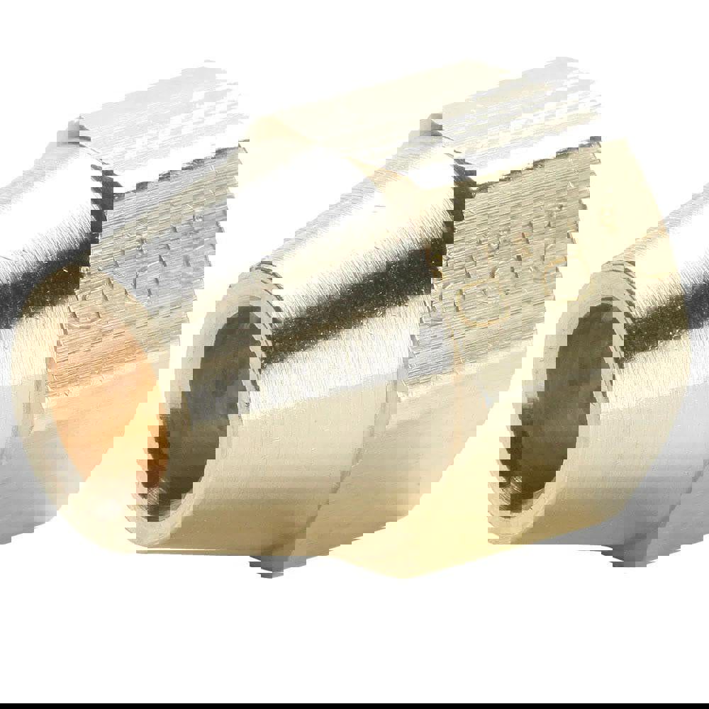 Brass Flared Tube Short Nut: 1/8