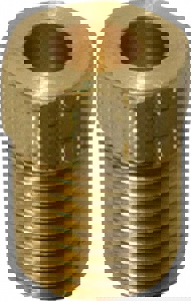 Brass Flared Tube Inverted Nut: 3/16