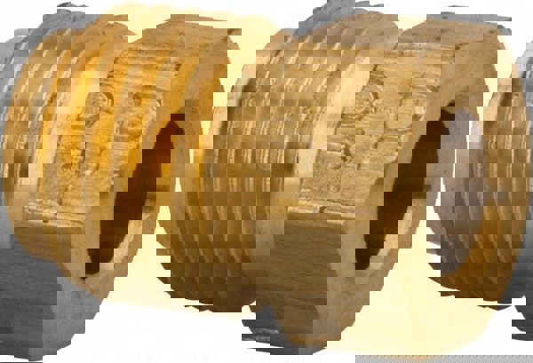 Brass Flared Tube Inverted Piloted Nut: 3/16