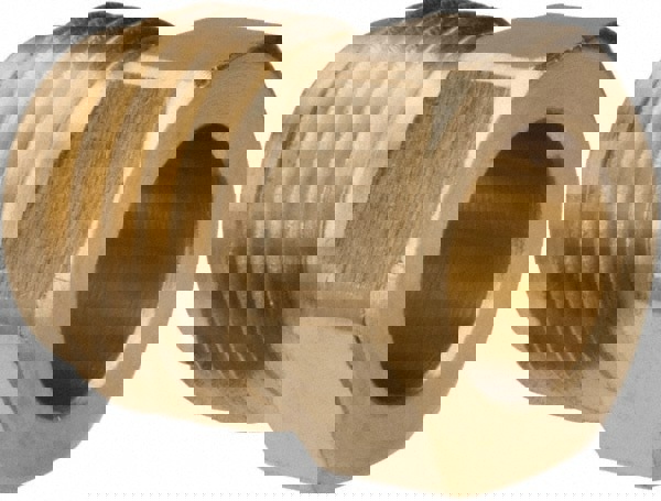 Brass Flared Tube Inverted Piloted Nut: 5/16