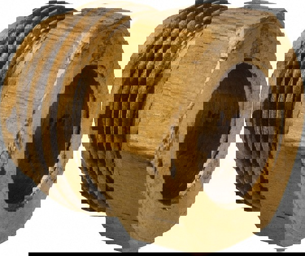 Brass Flared Tube Inverted Piloted Nut: 3/8