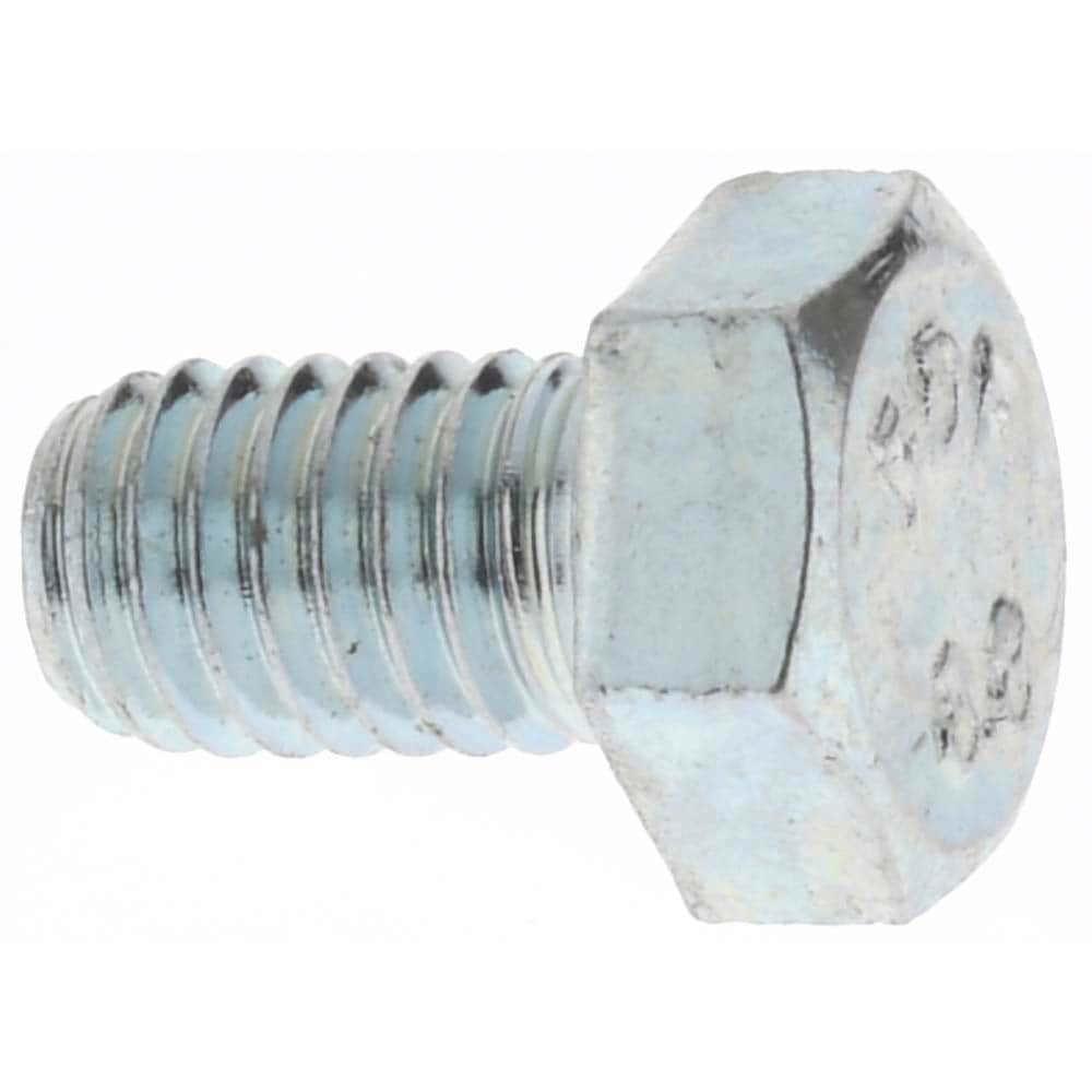 Hex Head Cap Screw: M5 x 0.80 x 8 mm, Grade 8.8 Steel, Zinc-Plated