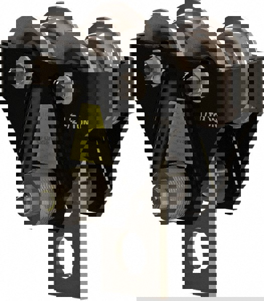 0.5 Ton Capacity Plain Adjustable Trolley