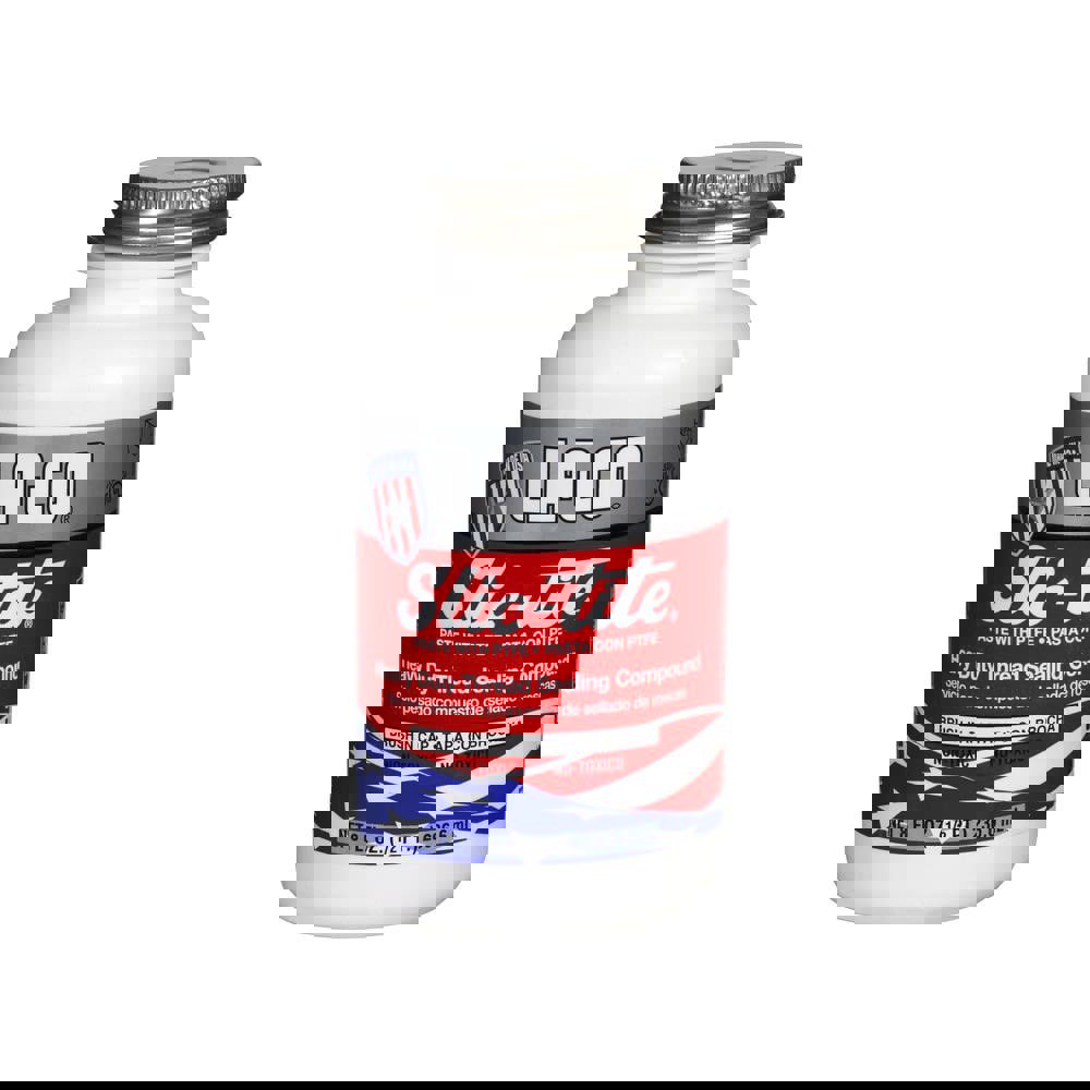 Pipe Thread Sealant: White, 1/2 pt Can