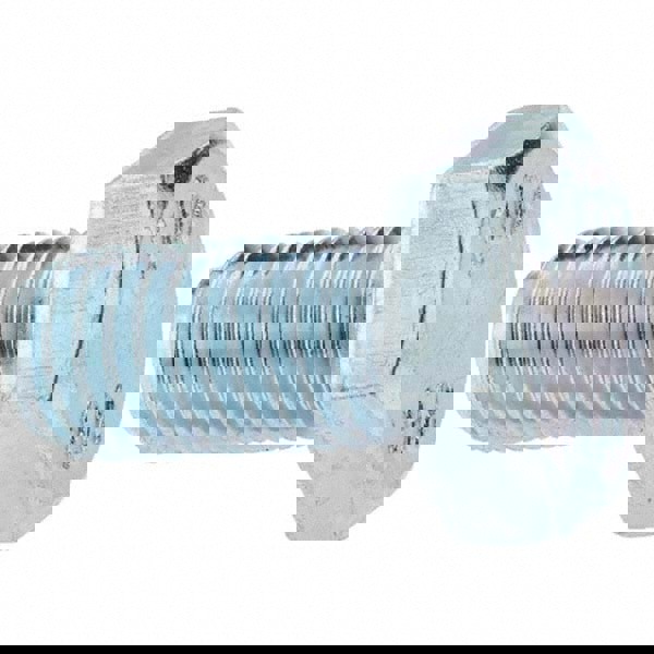 Hex Head Cap Screw: M10 x 1.50 x 20 mm, Grade 8.8 Steel, Zinc-Plated