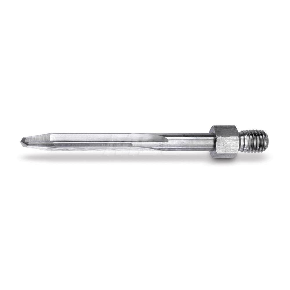 Threaded Shank Drill Bits; Type: Aircraft Drill ; Drill Bit Size (Decimal Inch): 0.1610 ; Drill Bit Size (Wire): #20 ; Drill Point Angle: 120 ; Shank Type: Threaded ; Point Type: Reamer