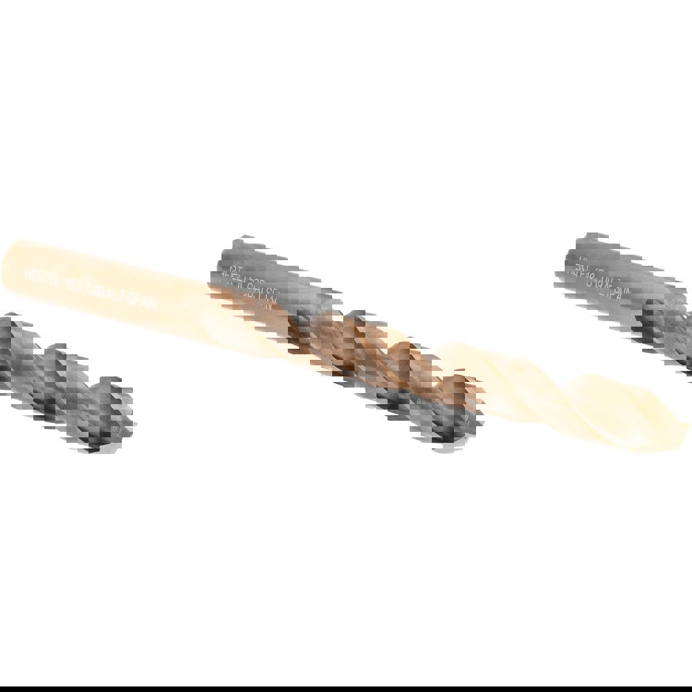 Jobber Length Drill Bit: 10.5 mm Dia, 135 &deg;, Cobalt