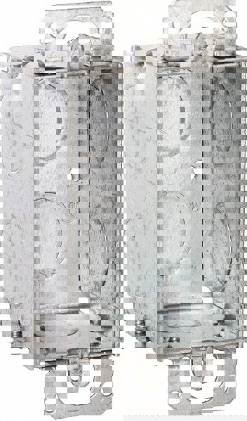 Electrical Switch Box: Steel, Rectangle, 4.219