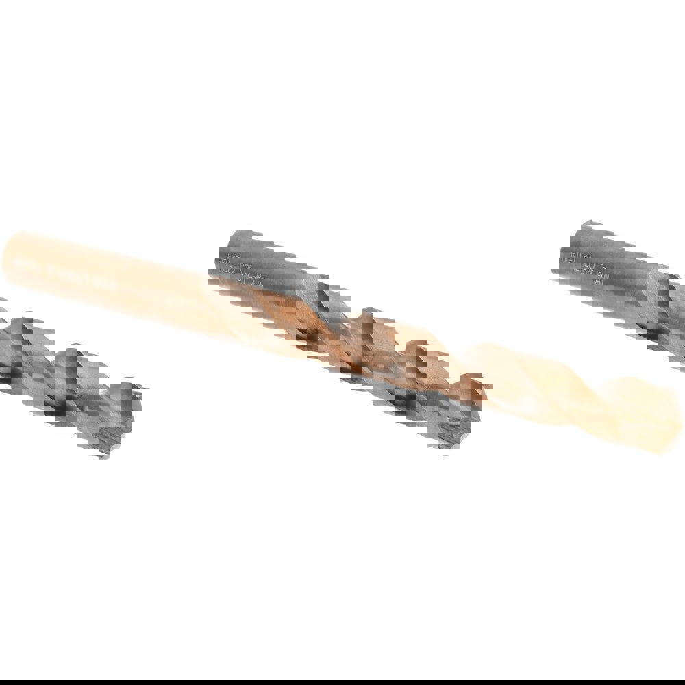 Jobber Length Drill Bit: 12 mm Dia, 135 &deg;, Cobalt