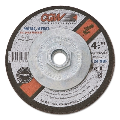 4-1/2X1/4X7/8 A24-N-BF STEEL T27 DP CT W