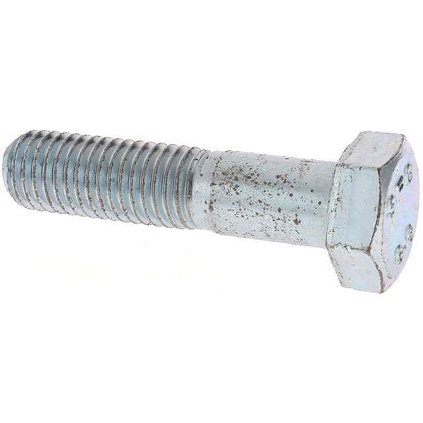 Hex Head Cap Screw: M14 x 2.00 x 60 mm, Grade 8.8 Steel, Zinc-Plated