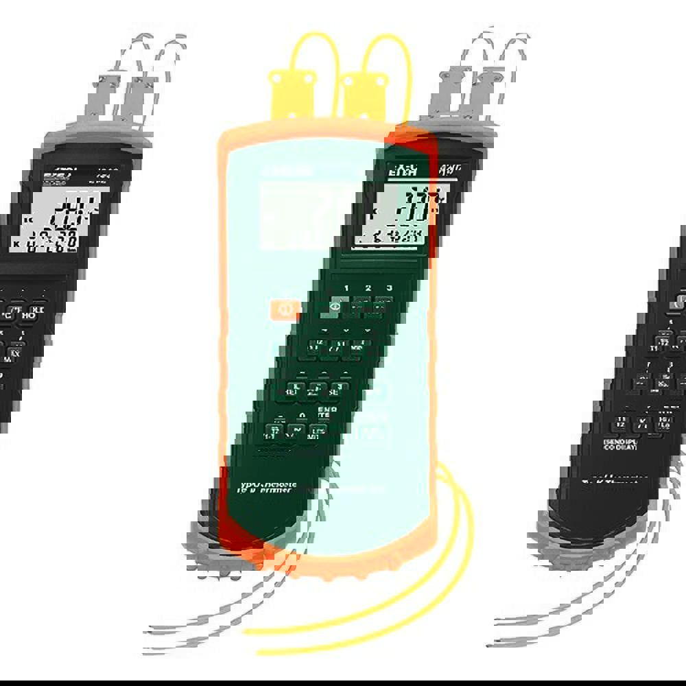 Digital Dual Input Digital Thermometer: 2,498 ° F