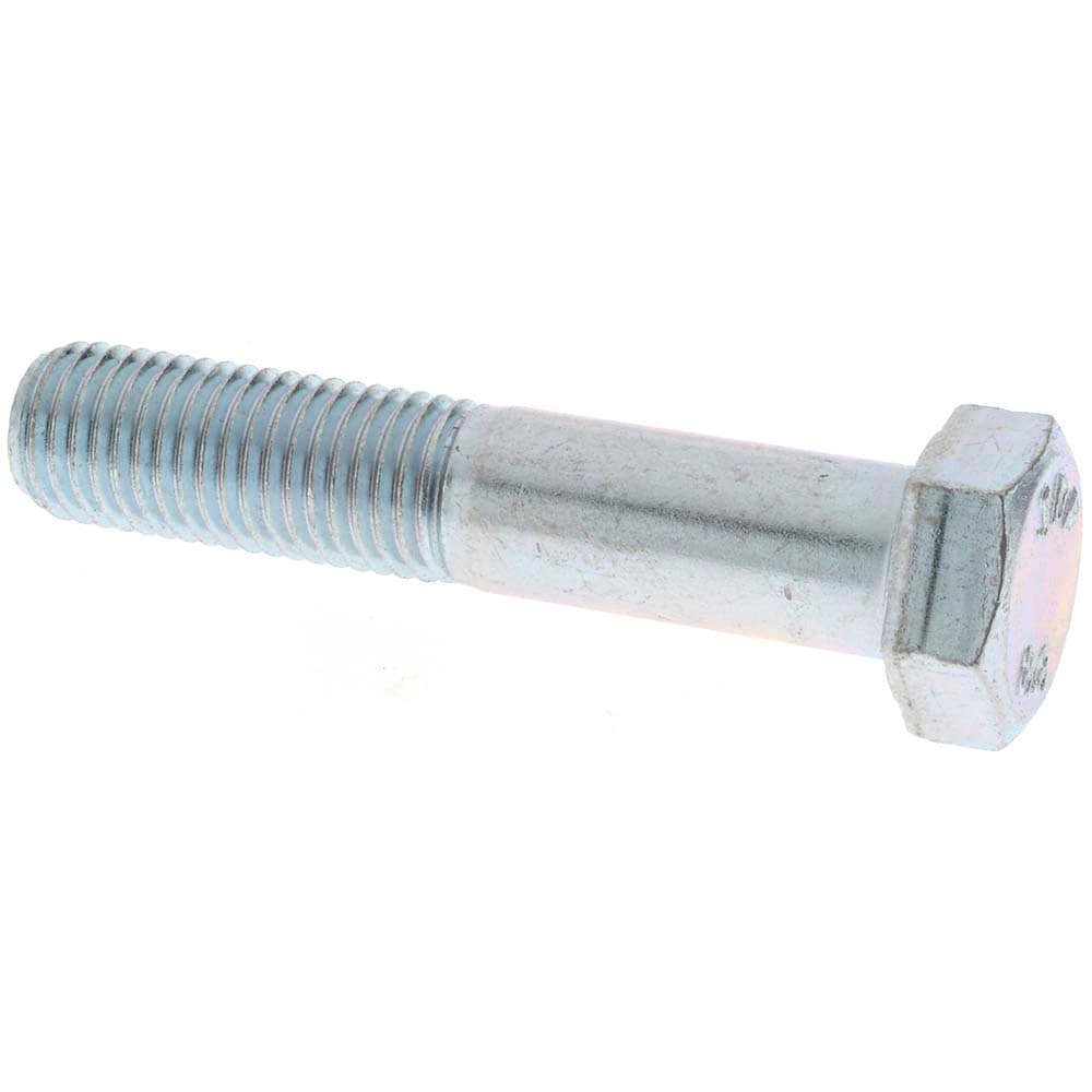 Hex Head Cap Screw: M16 x 2.00 x 80 mm, Grade 8.8 Steel, Zinc-Plated