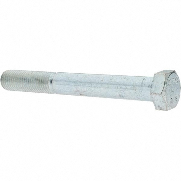 Hex Head Cap Screw: M16 x 2.00 x 130 mm, Grade 8.8 Steel, Zinc-Plated