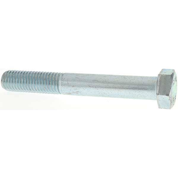Hex Head Cap Screw: M18 x 2.50 x 130 mm, Grade 8.8 Steel, Zinc-Plated