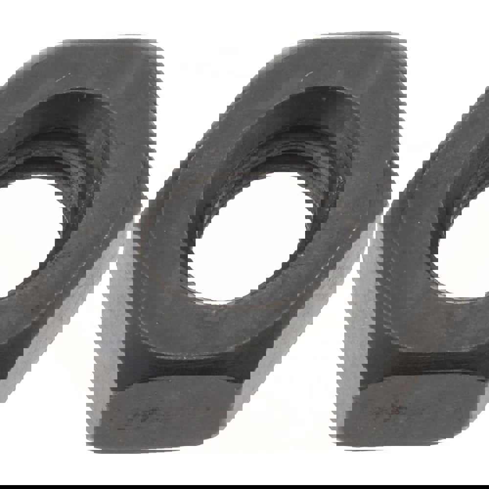 Jam Nut: 7/16-14, Grade 2 Alloy Steel, Black Oxide Finish