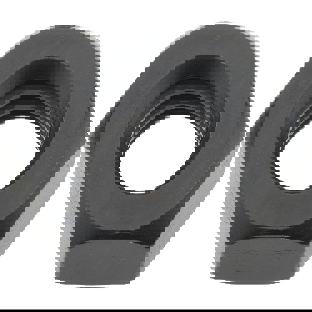 Jam Nut: 5/8-11, Grade 2 Alloy Steel, Black Oxide Finish