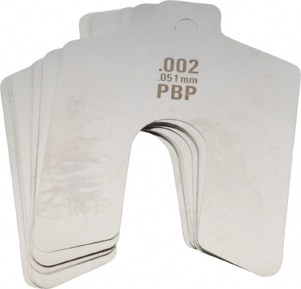 Shim Stock: 0.002'' Thick, 2'' Long, 2