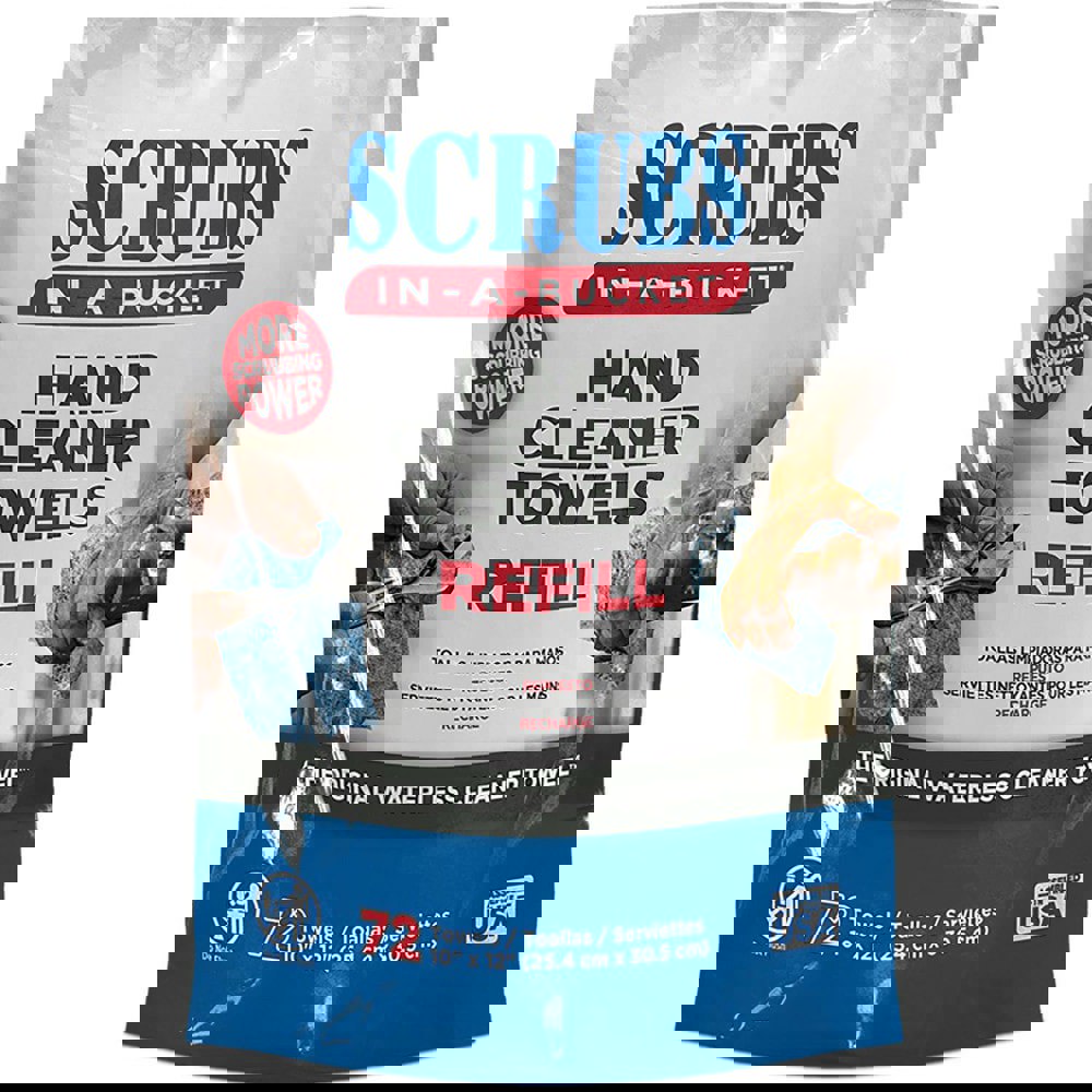 Wipes; Wipe Type: Hand Cleaning ; Wipe Form: Pre-Moistened ; Scent: Citrus; Clean Fresh; Orange ; Container Type: Bag; Refill; Resealable Pouch; Roll; Tube ; Material: Cleaner Towel ; Wipe Color: Blue; White