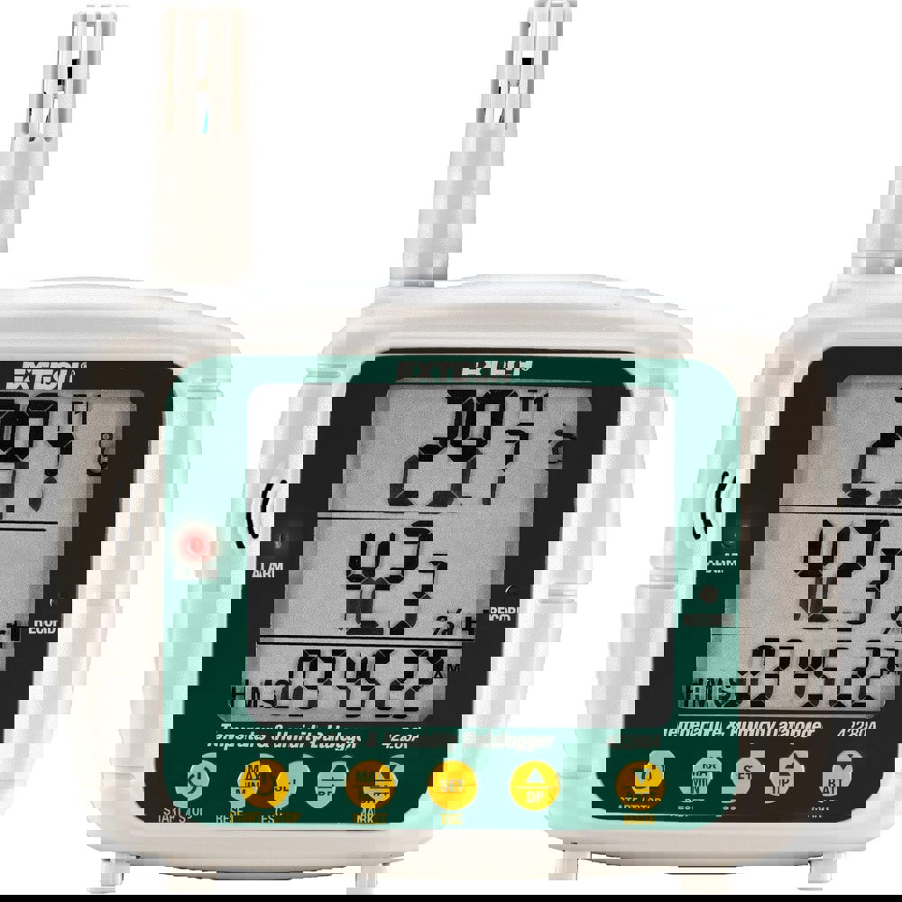 Temperature Recorders; Recording Time: 30 Seconds to 2 Hours ; Minimum Temperature (C): 32 ; Maximum Temperature (C): 1220F ; Humidity Range: 100 ; Minimum Temperature (F): 32 ; Battery Chemistry: Alkaline