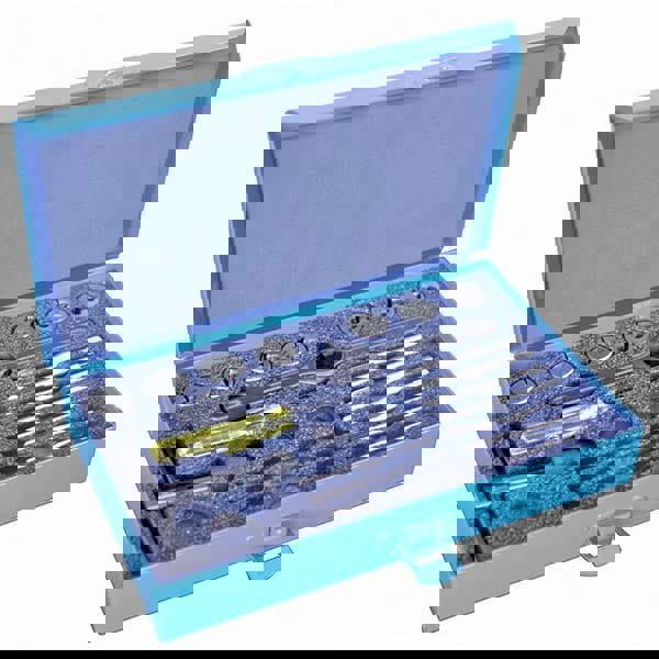 Tap & Die Set: #4-40 to 1/4-20 Taps, #4-40 to 1/4-20 Dies, Coarse & Fine