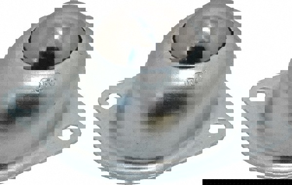 Ball Transfer: Carbon Steel, Oval Base