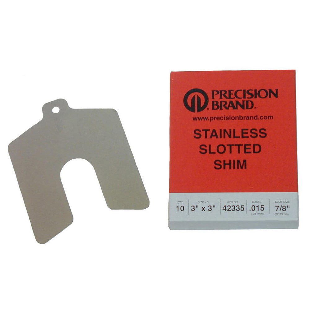 Shim Stock: 0.003'' Thick, 3'' Long, 3