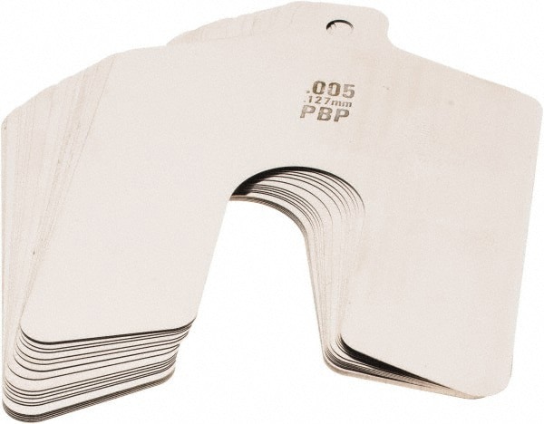 Shim Stock: 0.005'' Thick, 3'' Long, 3