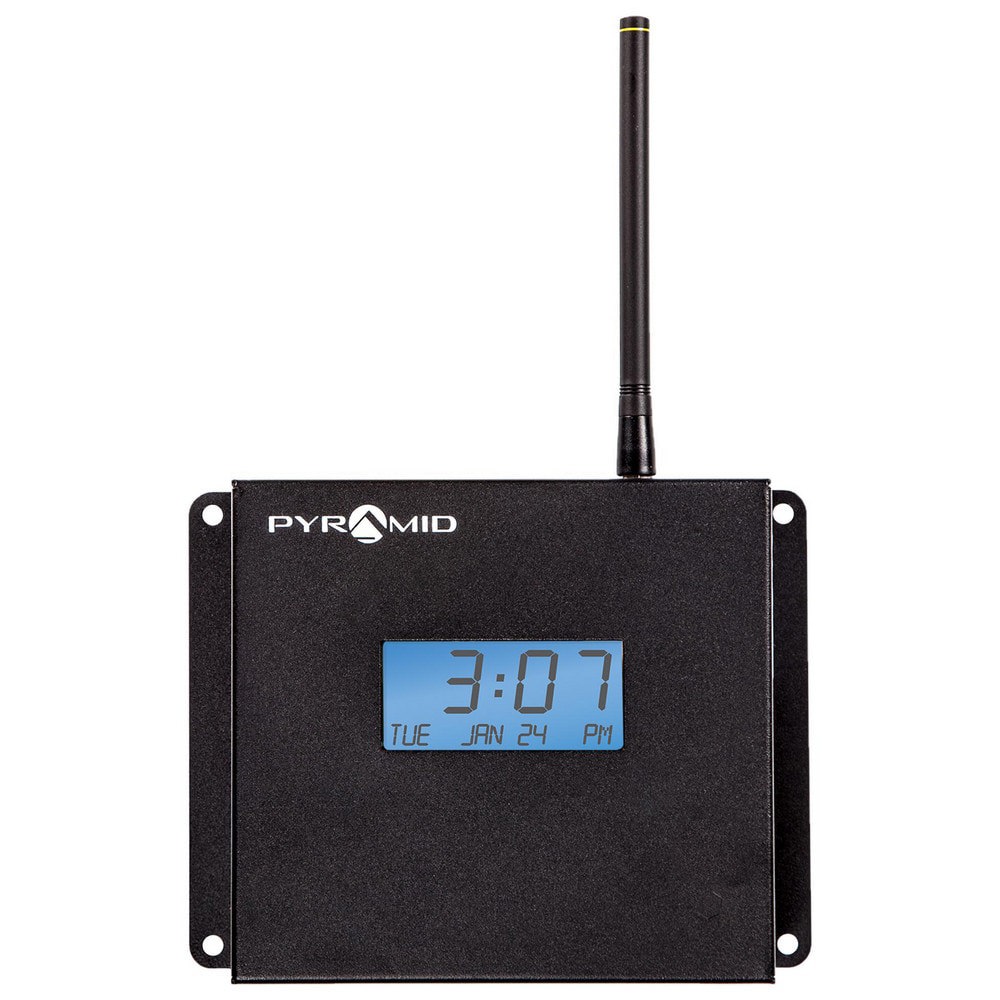 Time Cards & Time Clock Accessories; Type: Wireless Add-On Transmitter ; For Use With: 2LMU3 ; Material: Steel ; Color: Black ; Includes: Antenna; Cat 5 Cable; Rf Wireless Ethernet Wall Mount Transmitter; Transformer with 6' Cord ; Overall Width: 7
