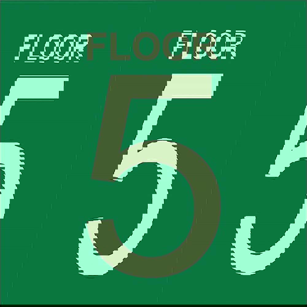 Adhesive Backed Floor Signs; Legend Color: Green ; Language: English ; Coating: Bright/Uncoated ; UNSPSC Code: 55121705