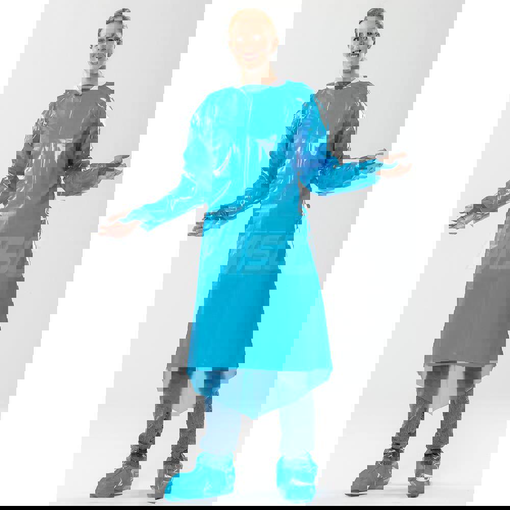 Disposable & Chemical-Resistant Apron: Size Large, 45