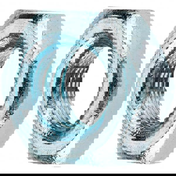 Hex Nut: M6 x 1, Class 8 Steel, Zinc-Plated