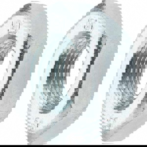 Hex Nut: M10 x 1.50, Class 8 Steel, Zinc-Plated