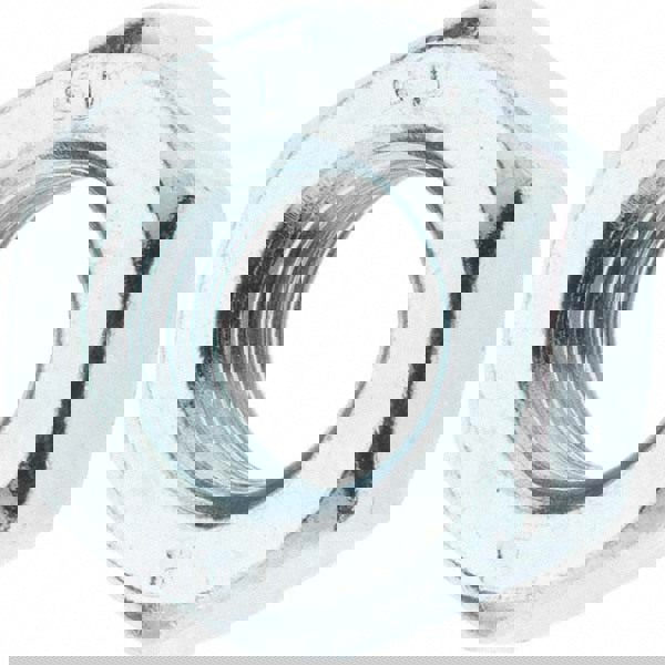 Hex Nut: M12 x 1.75, Class 8 Steel, Zinc-Plated