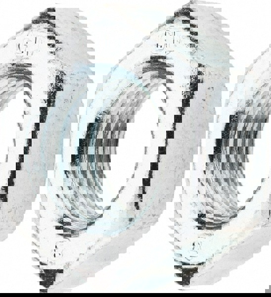 Hex Nut: M14 x 2, Class 8 Steel, Zinc-Plated