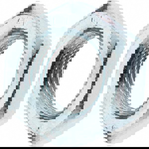 Hex Nut: M16 x 2, Class 8 Steel, Zinc-Plated