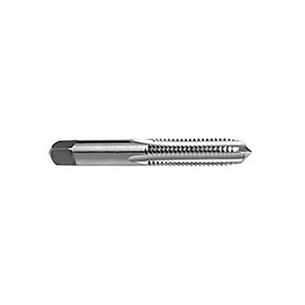 Straight Flute Tap: 7/8-14 4 Flute, Bottoming Chamfer, High-Speed Steel, Bright/Uncoated Finish