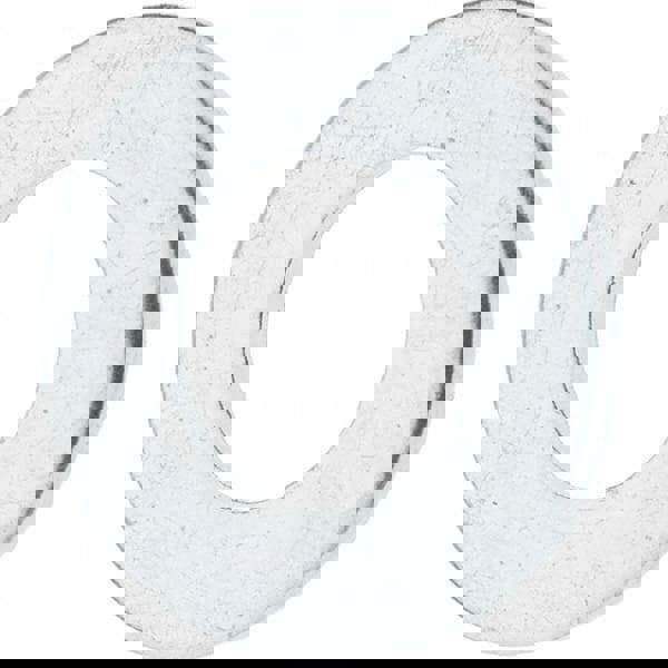 M8 Screw Standard Flat Washer: Steel, Zinc-Plated