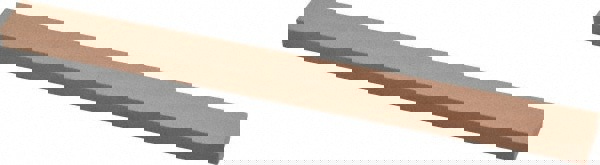 Rectangle Polishing Stone: Aluminum Oxide, 1/2