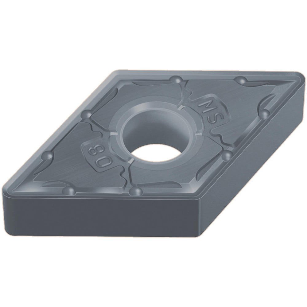 Turning Inserts; Relief Angle: 0.000 ; Insert Style: DNMG ; Corner Radius (mm): 0.80 ; Corner Radius (Inch): 1/32 ; Corner Radius (Decimal Inch): 0.0312 ; Included Angle: 55.00