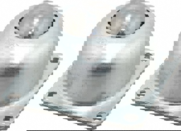 Ball Transfer: Carbon Steel, Square Base