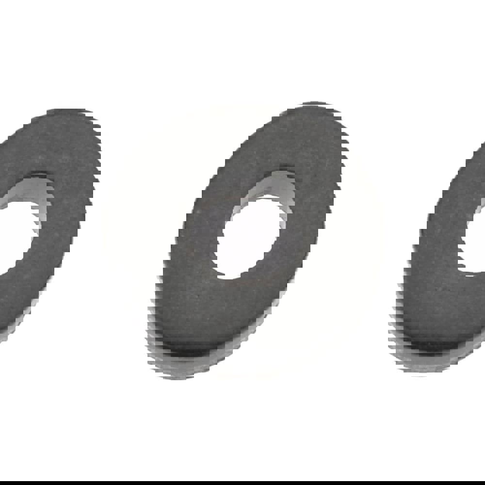 #4 Screw Standard Flat Washer: Grade 1010 Case-Hardened Steel, Black Oxide