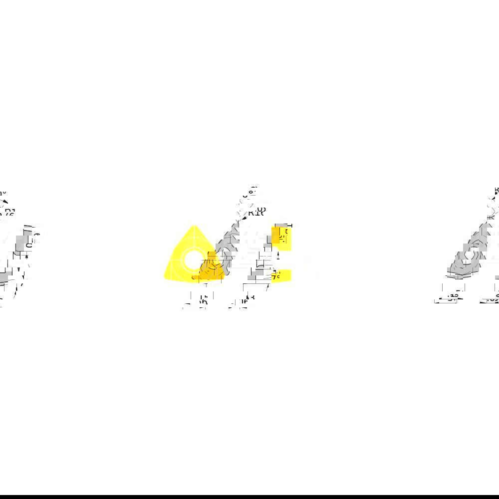 Turning Insert: WCMT 1.21.1 UE6110