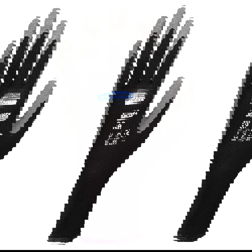 General Purpose Work Gloves: 2X-Large, Latex Coated, Cotton