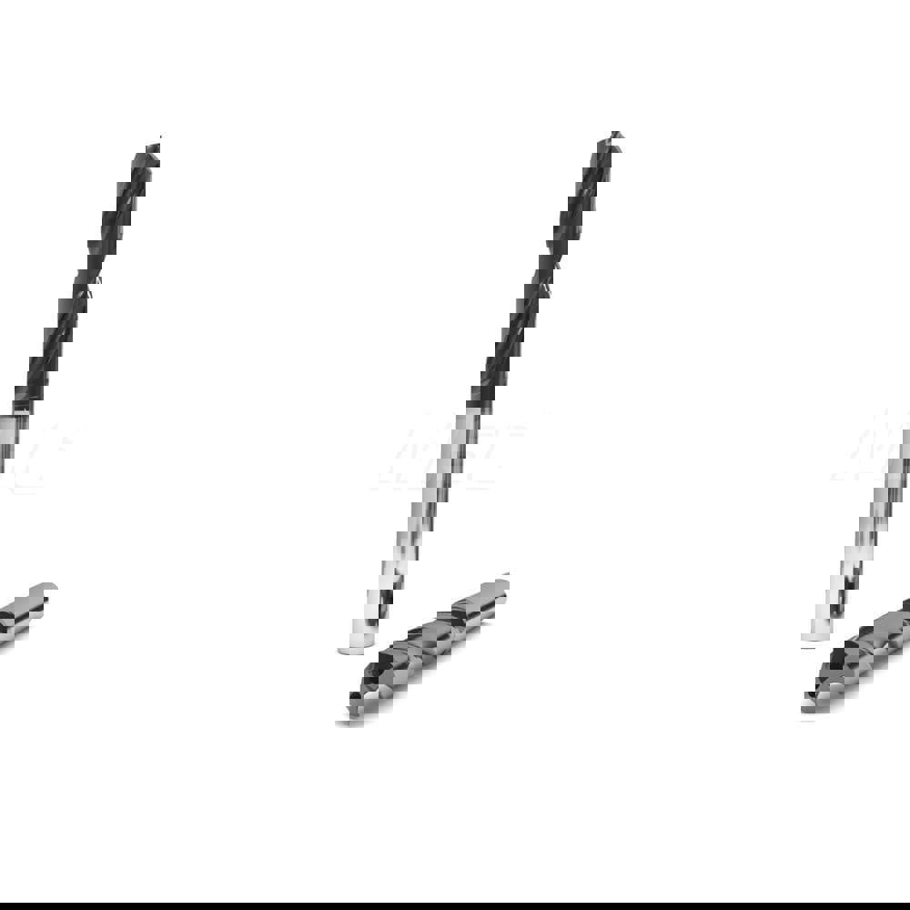 Jobber Length Drill Bit: 11.5 mm Dia, 140 &deg;, Solid Carbide